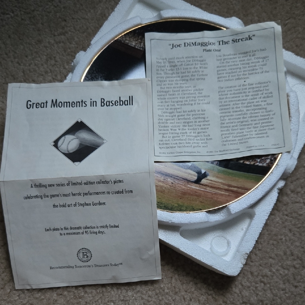 Joe DiMaggio: The Streak Collectors Item